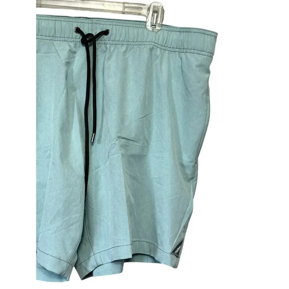 Mr. Swim Green Draw String Swim Trunks XXL 6.75